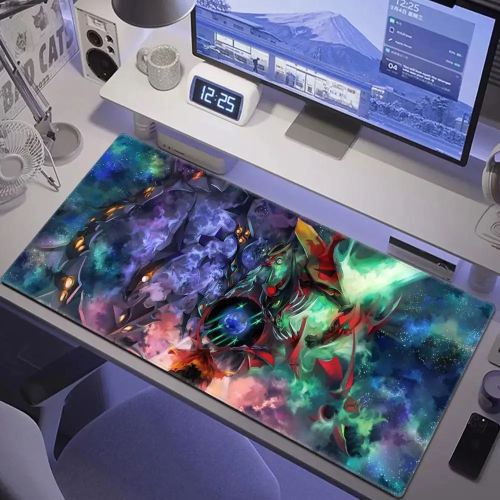 Anime Gurren Lagann Mousepad Large Gaming Mouse Pad LockEdge Thickened Computer Keyboard Table Desk Mat