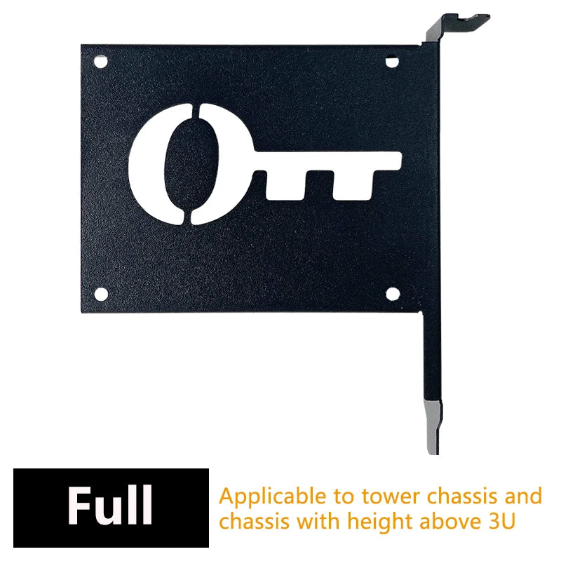 ZhenLoong PCIe/PCI Slot 2.5" Inch Hard Disk Bracket HDD to PC Case Chassis Rear Panel Cover Expansion SATA SSD Adapters Metal