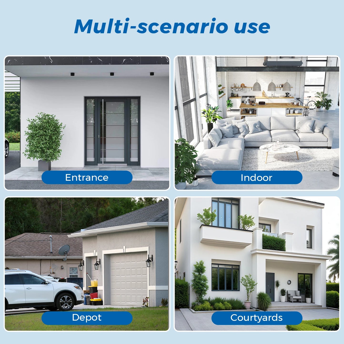 10MP 5K Dual Lens Dual Screens Wifi Security Camera 5X Digital Zoom Video Surveillance Night Vision Human Detection O-KAM PRO