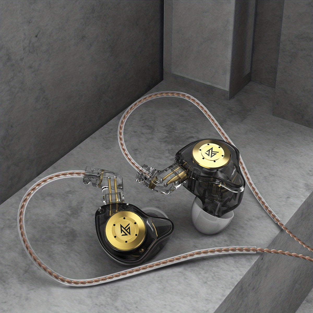 KZ EDX Pro In Ear Monitor Headphones Wired IEM Earphones Dual DD HiFi Stereo Sound Earphones Noise Cancelling Earbuds