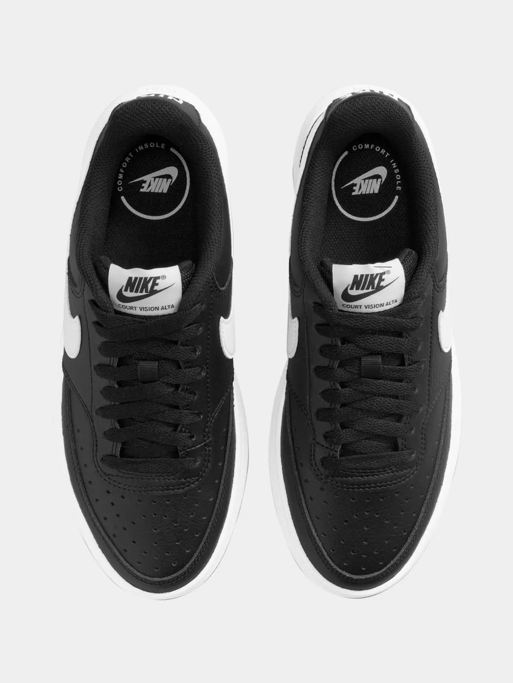 Nike Court Vision Alta Black White sneaker