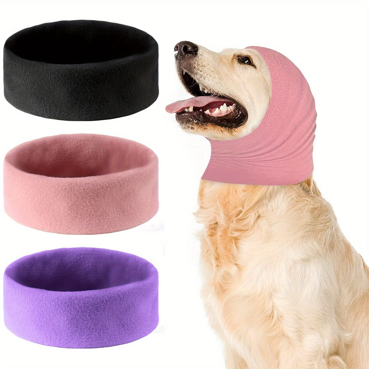 Dog Ear Muffs Noise Cancelling Pet Soundproof Headphones for Small to Medium Dogs and Puppies, Anti-Scratch Protective Covers with Wind Protection, Dog Ear Protection for Ears, Pet Ear Cover Extra Small, Dog Ear Support, Ear - HAMZAKHANSTORE