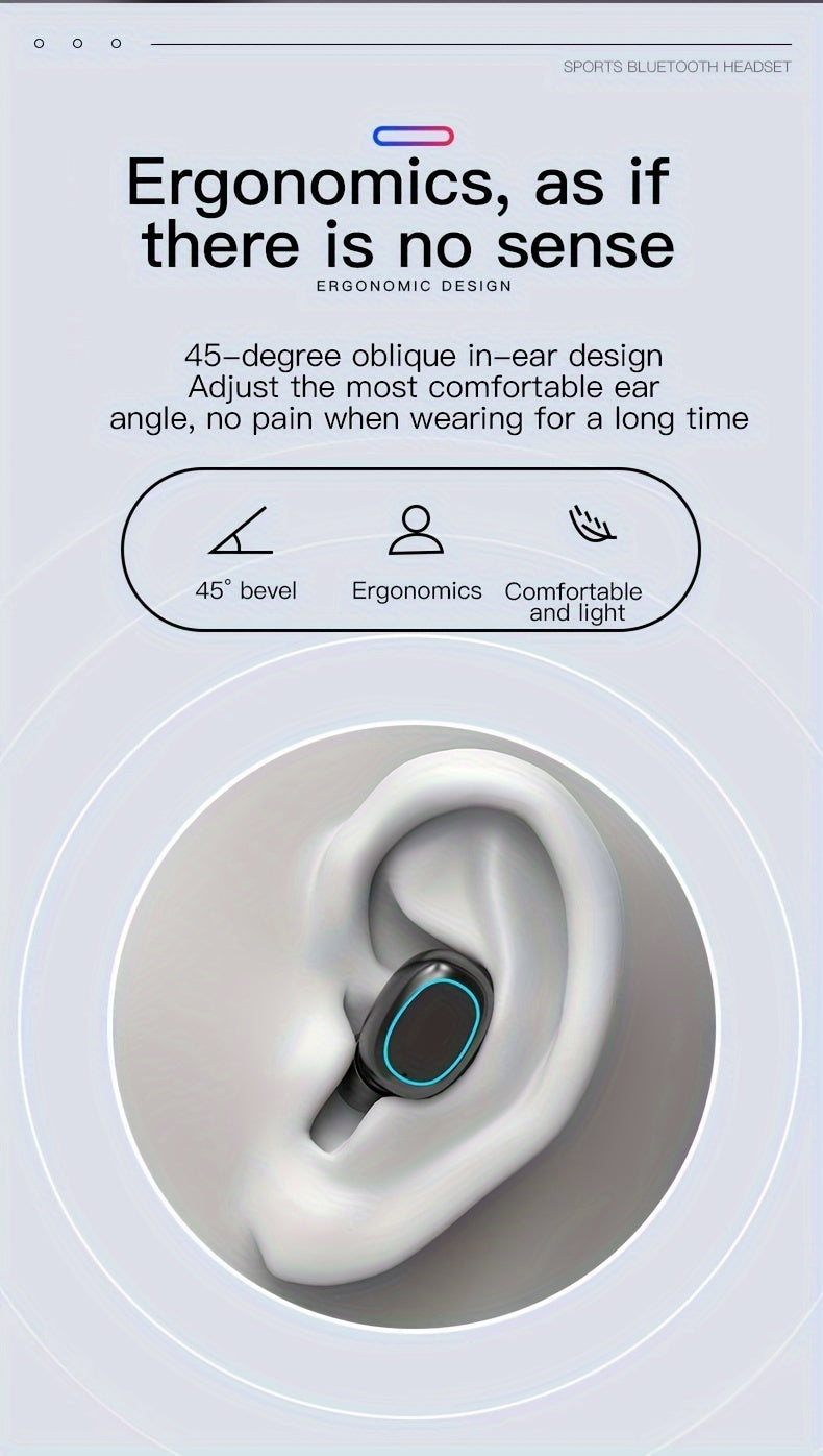 TWS N21 Earbuds With Torchlight Wireless Earphone HD HIFI Sport Gaming Headset Handsfree Wireless Earphone With Flashlight TWS Wireless Earbuds Touch Control Stereo TWS Mini Wireless Sports Headphones Waterproof Hi-Fi