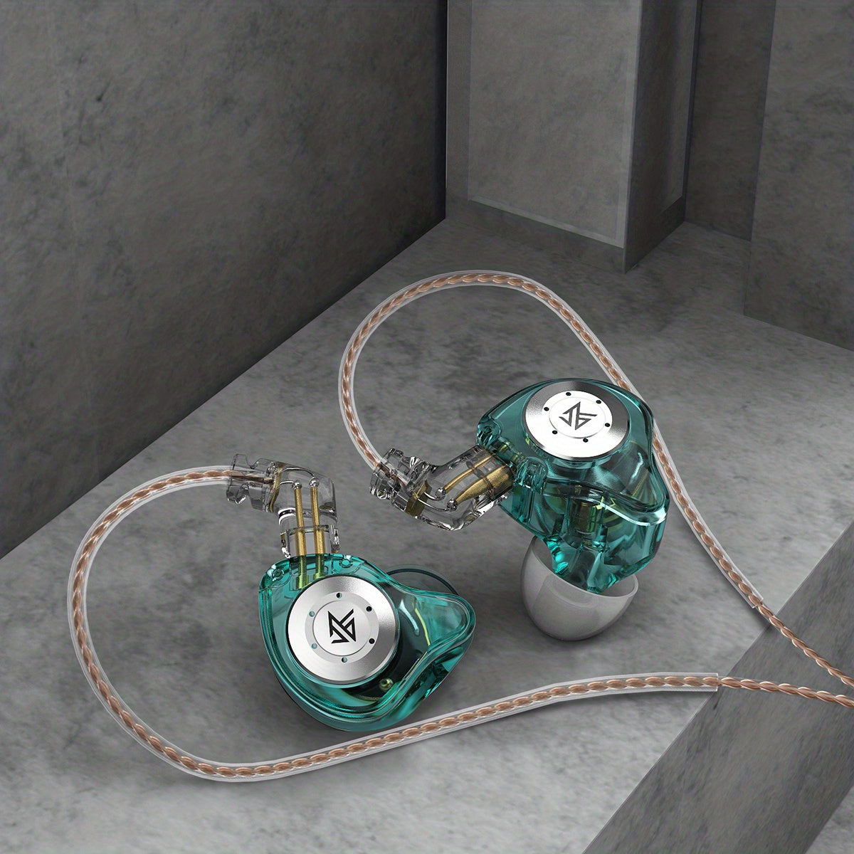 KZ EDX Pro In Ear Monitor Headphones Wired IEM Earphones Dual DD HiFi Stereo Sound Earphones Noise Cancelling Earbuds