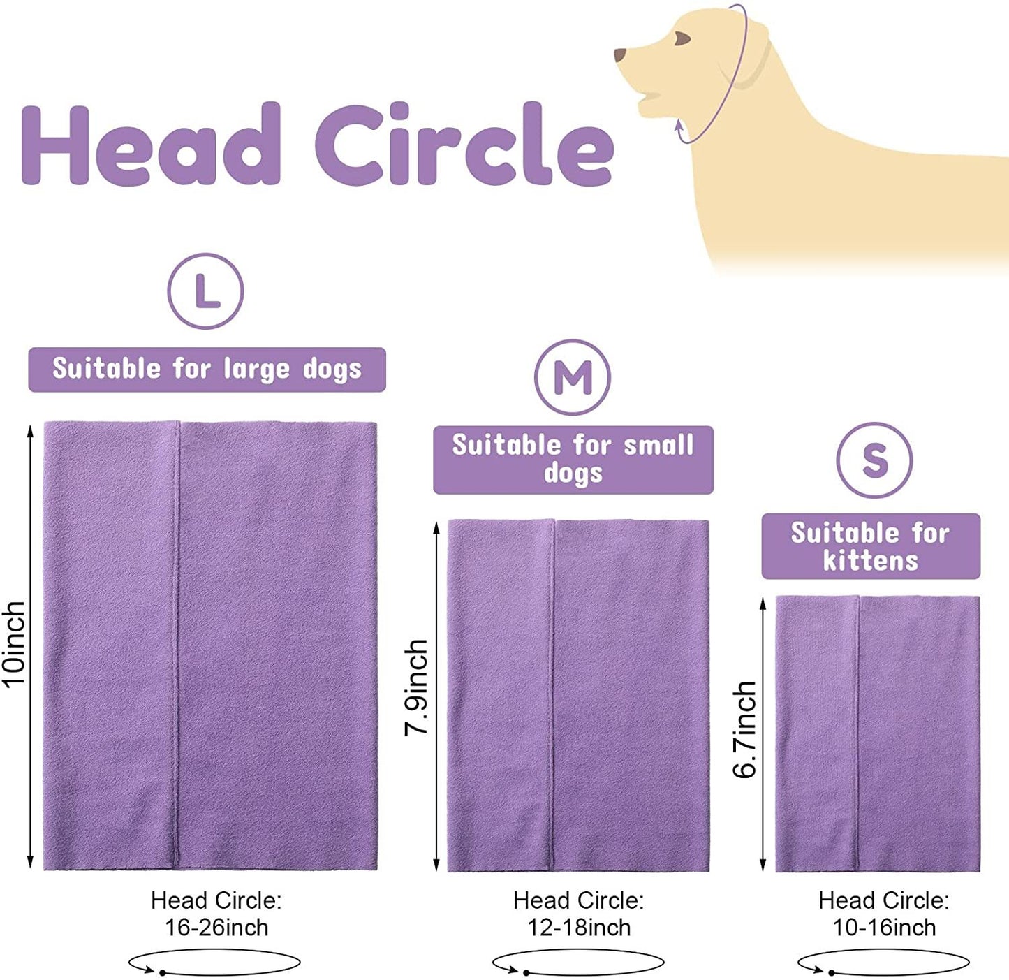 Dog Ear Muffs Noise Cancelling Pet Soundproof Headphones for Small to Medium Dogs and Puppies, Anti-Scratch Protective Covers with Wind Protection, Dog Ear Protection for Ears, Pet Ear Cover Extra Small, Dog Ear Support, Ear