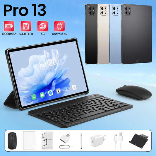 2025 new original Pad Pro13 tablet Snapdragon 10.1-inch high-definition screen global 10000mAh 5G dual card WiFi tablet