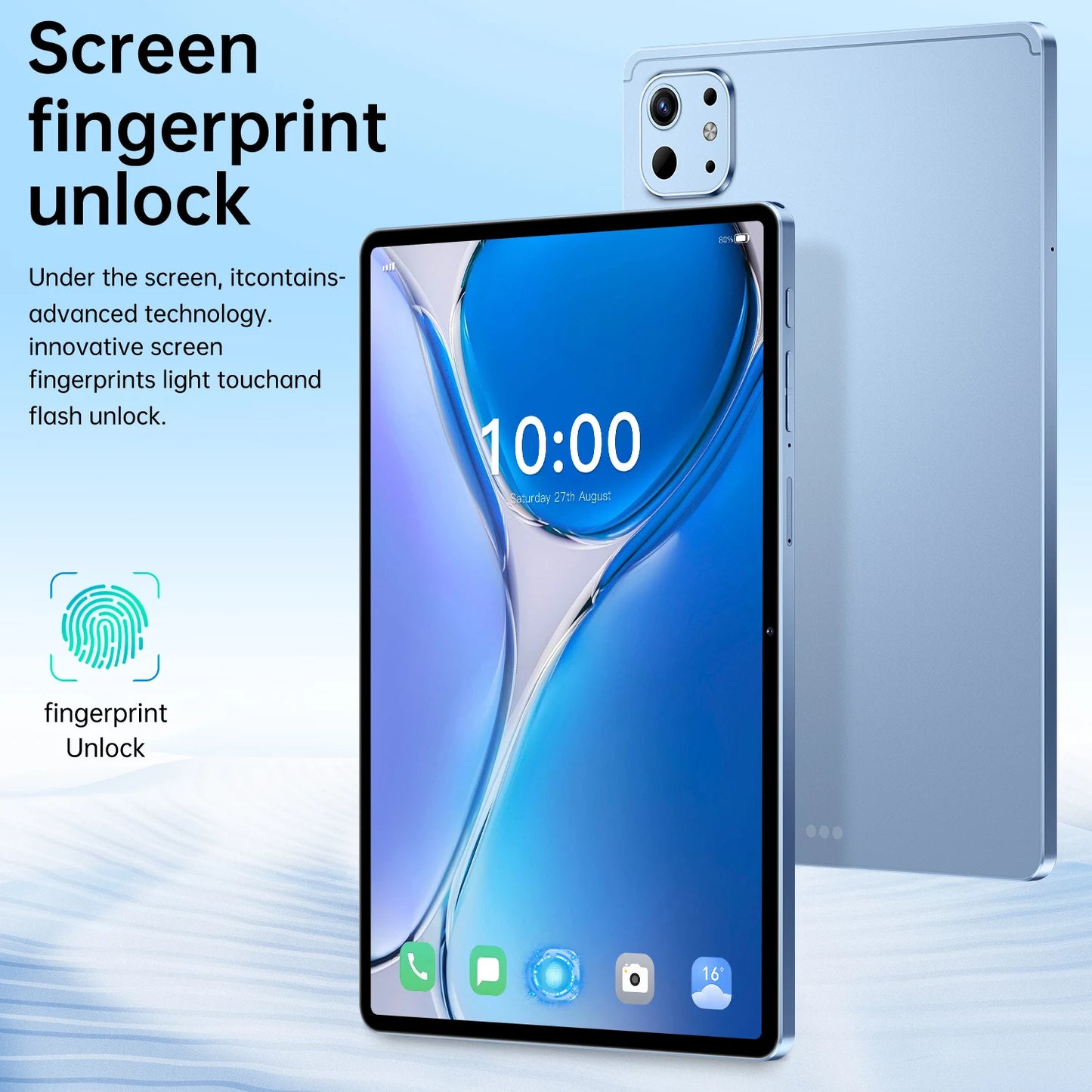 2025 new original Pad Pro13 tablet Snapdragon 10.1-inch high-definition screen global 10000mAh 5G dual card WiFi tablet