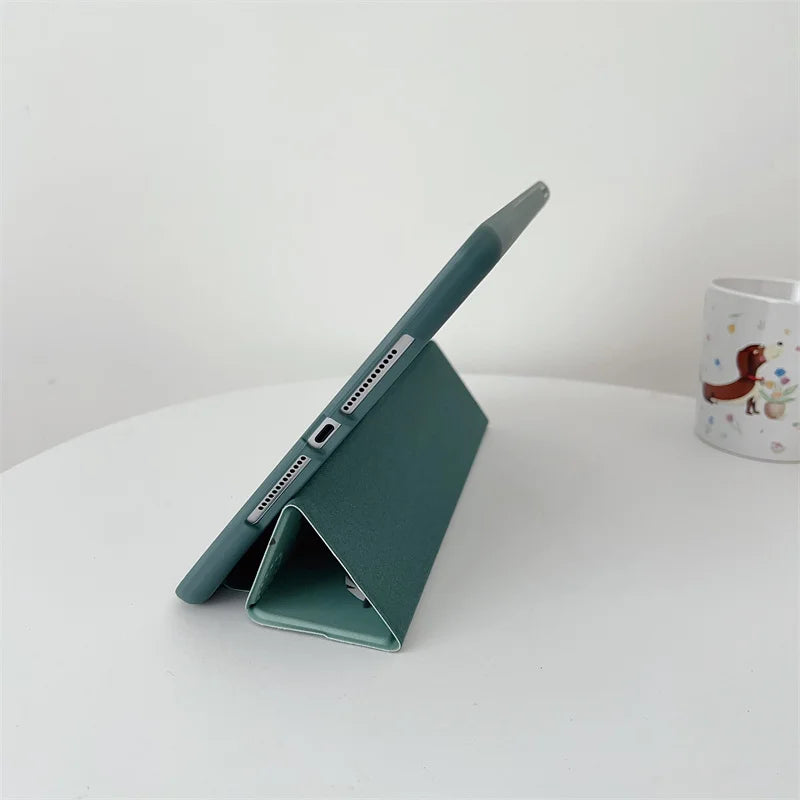 Cute Cat Shark Tablet Case For iPad Pro 11 inch Air 2024 iPad Air 5/4 10.9 10 5/6/7/8 10.2 9.7 inch Air3 10.5 mini 6/5/4 Cover