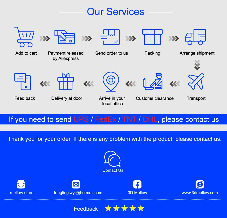 Mellow 3D Printer Parts All Metal NF Smart-CR10 V2.0 Titanium Heat Break Hotend Extruder Kit For Upgrade Creality Ender 3 Aquila