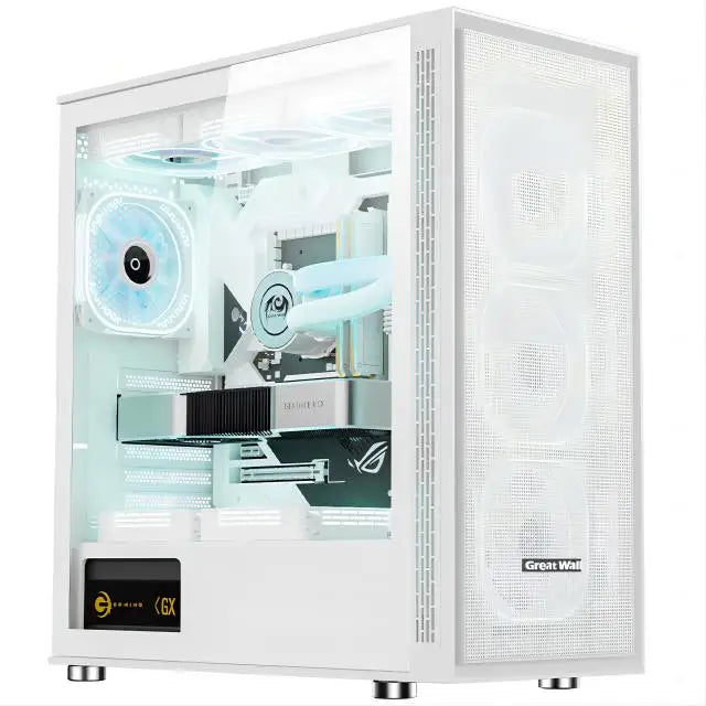 Aotesier Hot selling gamer desktop computer build in Win10 16GB Ram SSD 256G GTX 1050Ti Core E5-2650 processor new gaming pc