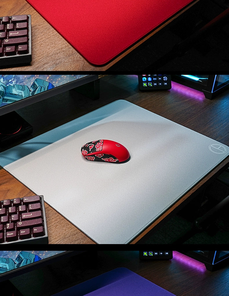 1 Piece Meow Gaming Gear MGG Ultraerialace Ultraaceaim UA Esports Game Mouse Pad Rough Textured Red Large Size Mouse Mat