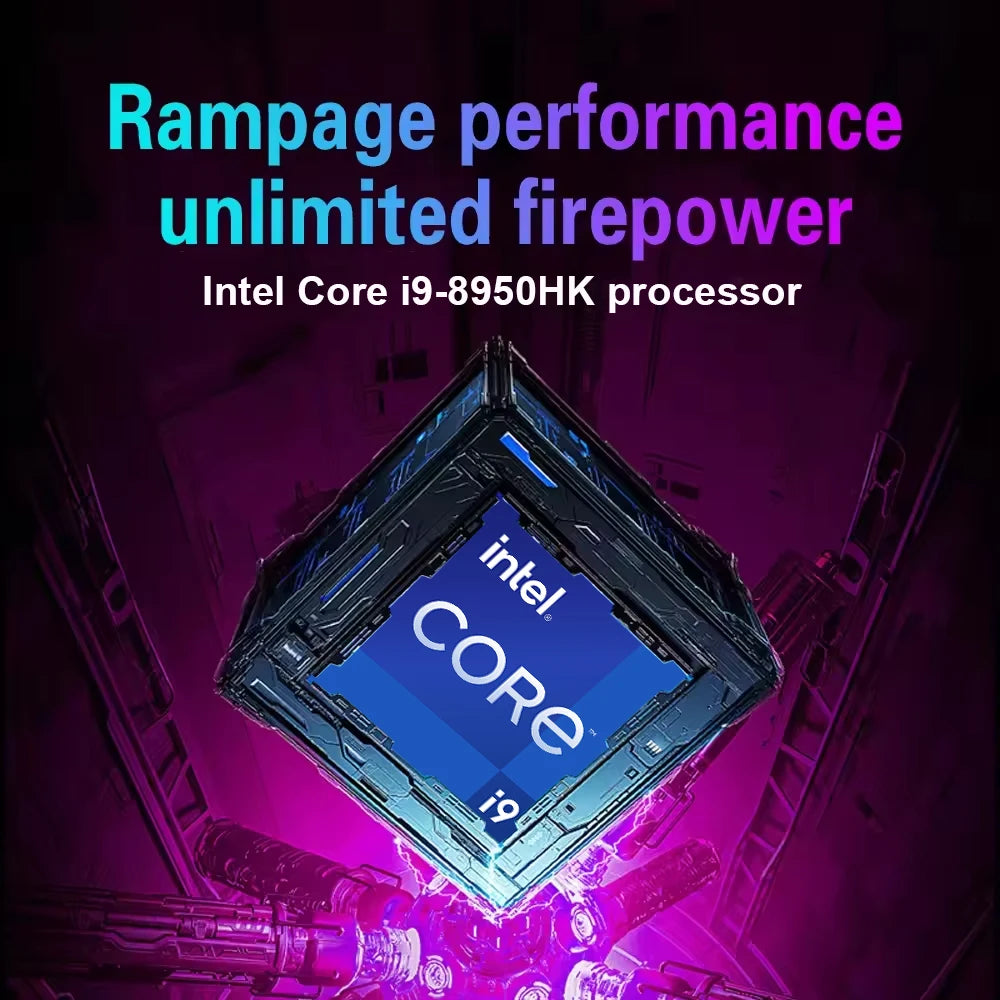 15.6 inch Intel Core I9 8950HK Laptop Computer Windows 11 Pro 16GB DDR4 512GB 1TB SSD Portable Notebook PC Gamer Gaming Laptops
