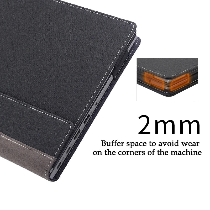 Cover for HP EliteBook 840 G8 series Notebook Protective Case 14 Inch PU Leather Laptop Skin Detachable Shell Sleeve Bag