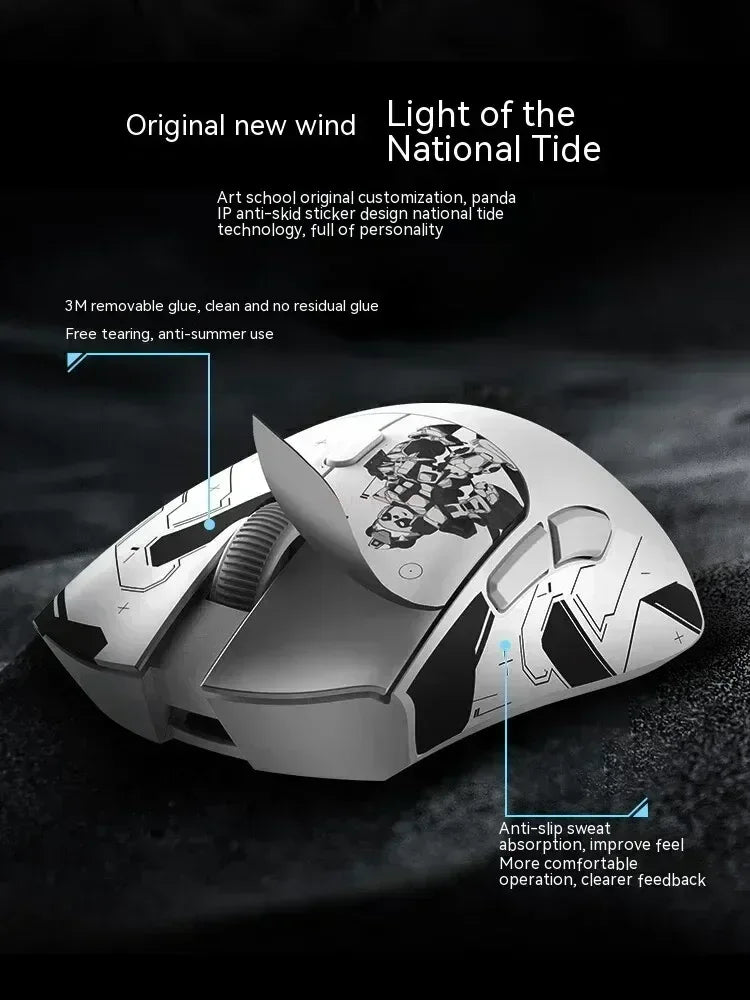 Metaphyuni Metapanda P1 Wireless Mouse P1 Pro Max Paw3395L ow Latency Lightweight E-Sports Gaming Mouse Ergonomics Pc Gamer Gift