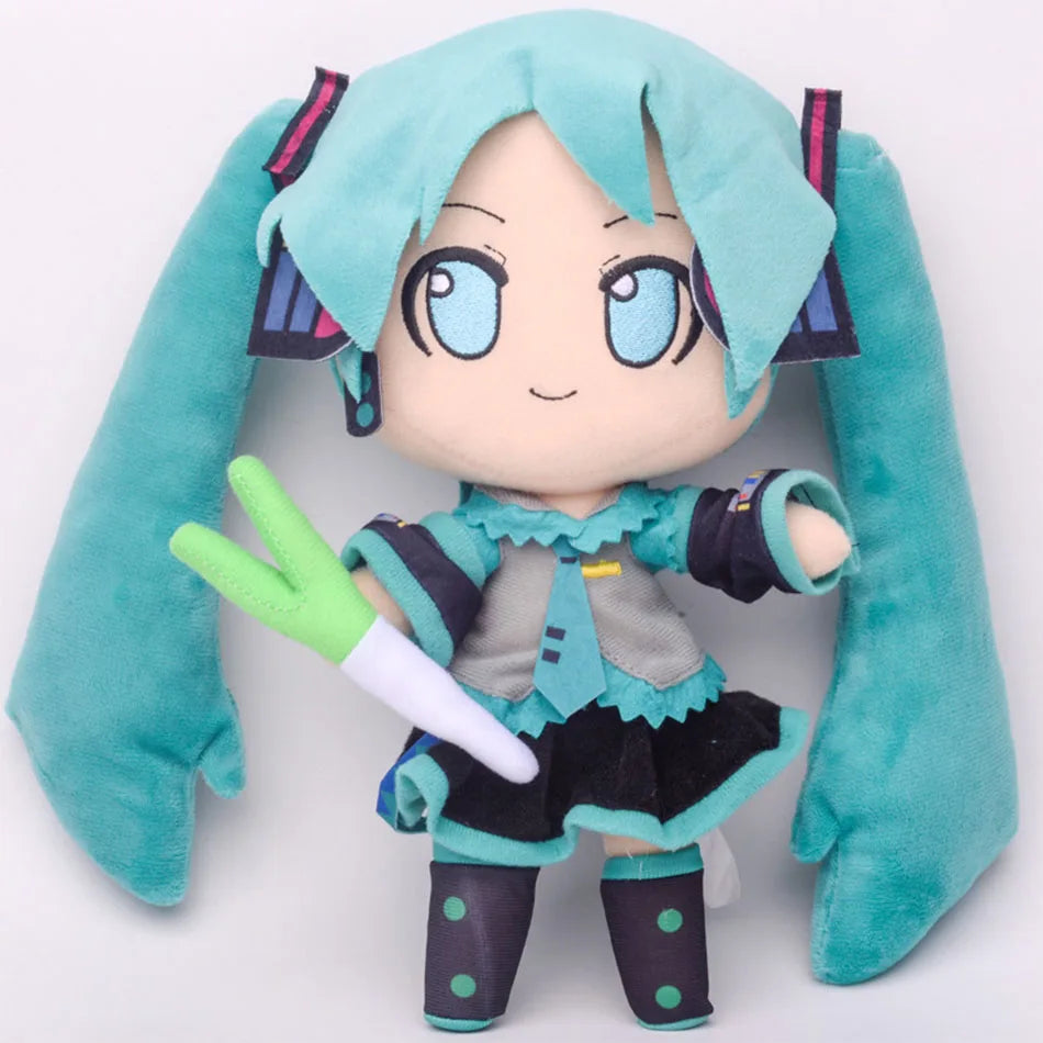 Cartoon 20cm Hatsune Miku Plush Doll Toy Anime sakura Miku snow Miku Character Kawaii Sitting posture Fufu Kids Christmas Gift