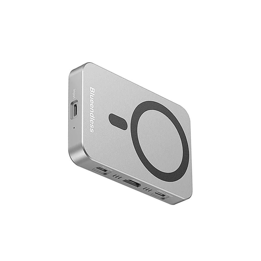 8-IN-1 Magnetic HUB SSD Enclosure Case for M.2 NVMe 10Gbps USB C 3.2 Gen2 PCI-E 100W Charger for iPhone15 Pro MacBook 2230-2280