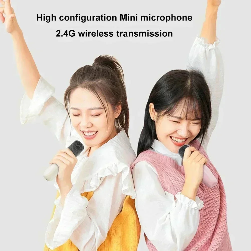 NEW Hot K12 Bluetooth Speaker Portable Home Cute Karaoke Mini Wireless Audio with Microphone K Song Family Singing Machine