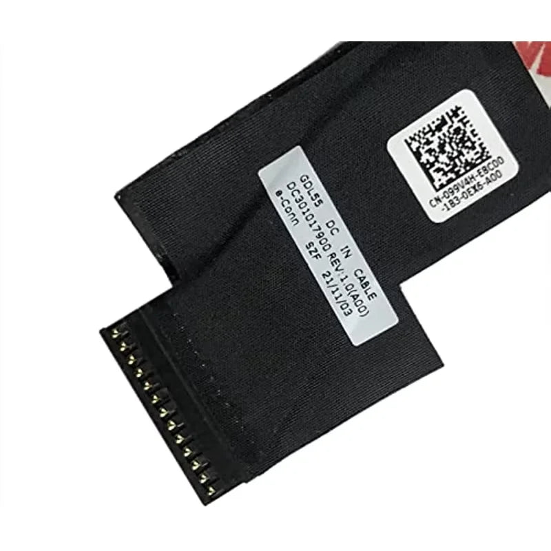 Laptop AC DC-in Power Jack Cable Charging Port Cable Connector for Dell G15 5510 5515 099V4H GDL55 HDQ75 DC301017900