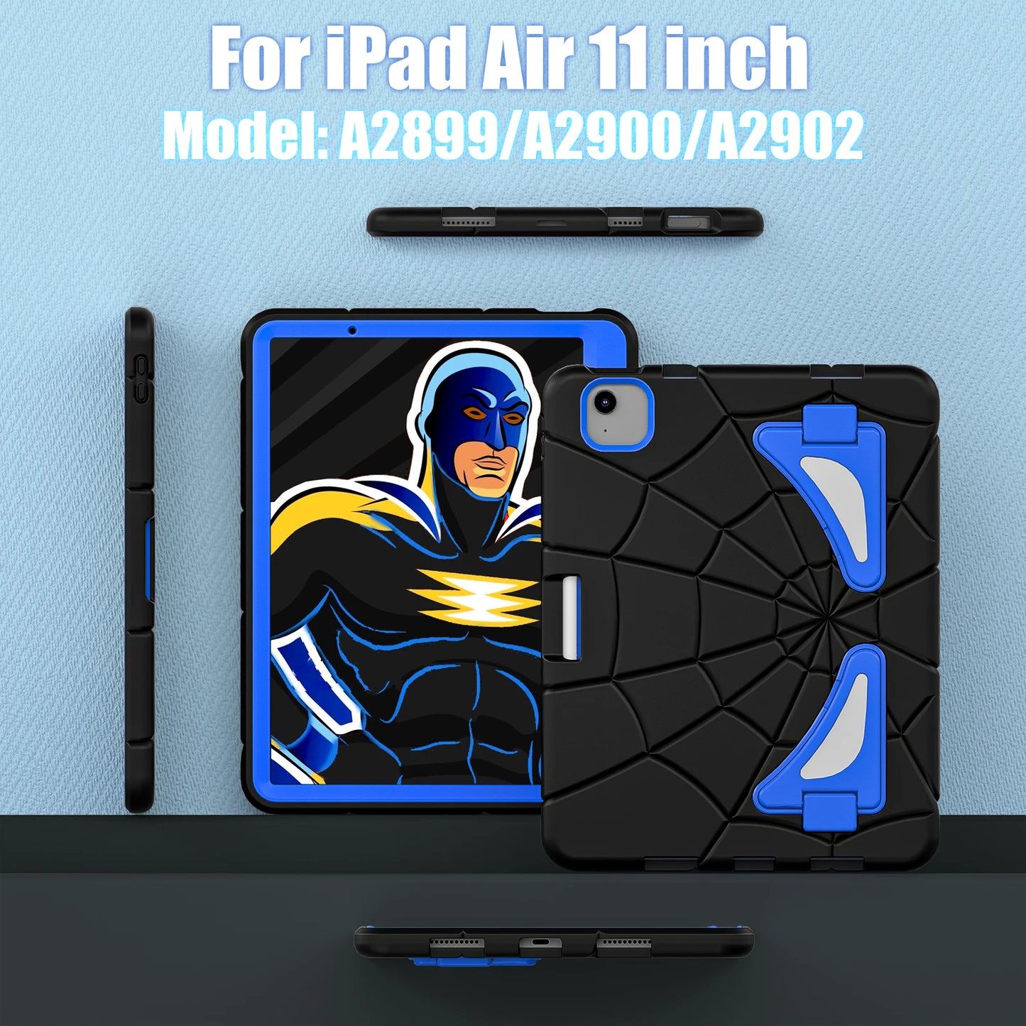 For iPad 10 10th Air 11 2024 pro 11 iPad 9.7inch Air 4 air 5  Armor Case for iPad pro 9.7 Kids Safe EVA Tablet Cover Laptop Tool