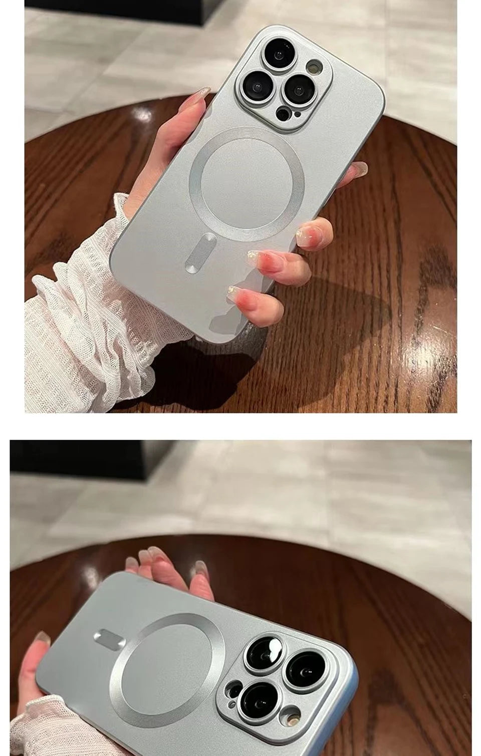 Original For Magsafe Magnetic Wireless Charge Case For iPhone 15 13 12 11 14 Pro Max Plus Silicone Shockproof Cover Accessories