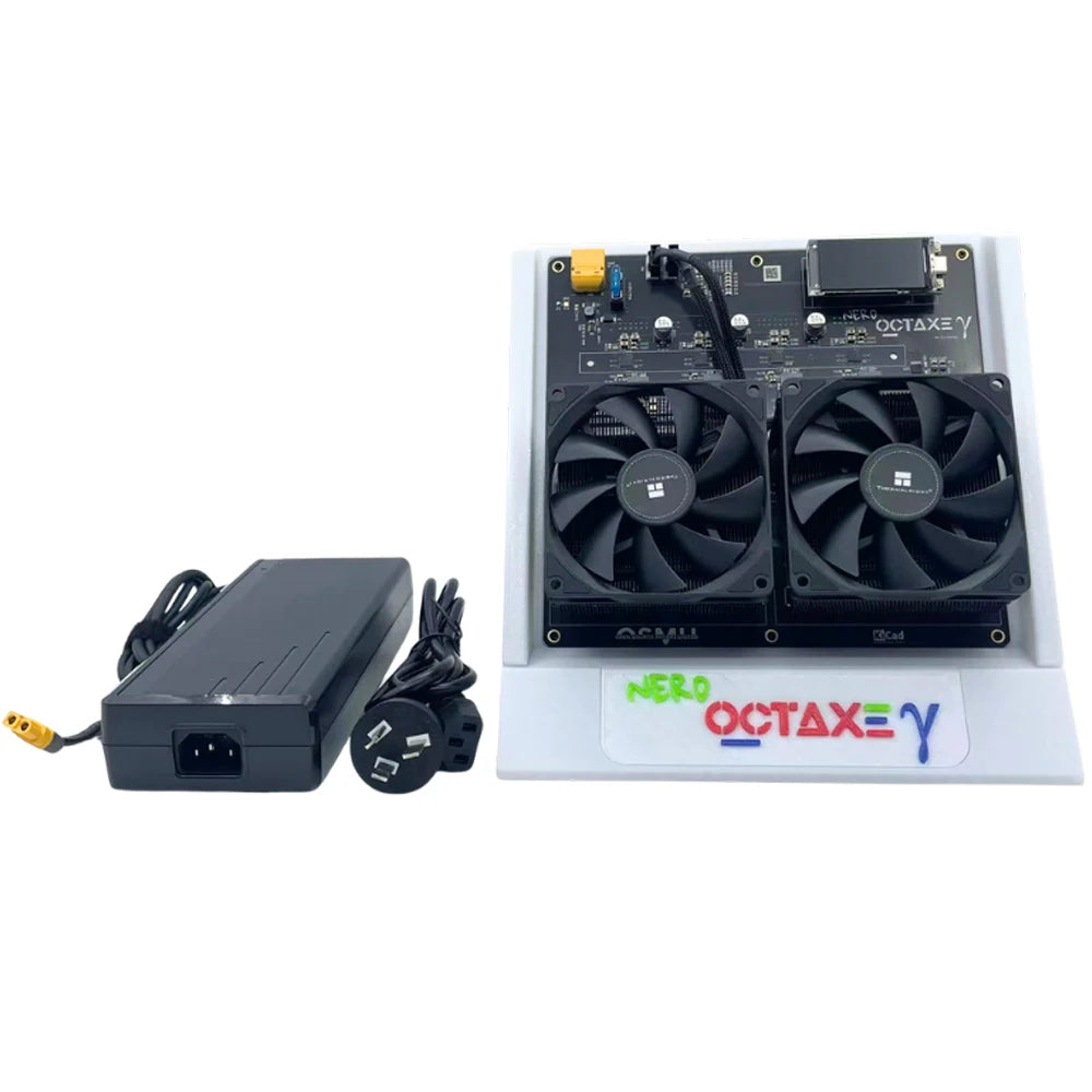 2025 New Nerd OCTAXE air Cooling 10TH/s Computing Power Bitcoin Miner Available in black, white, red
