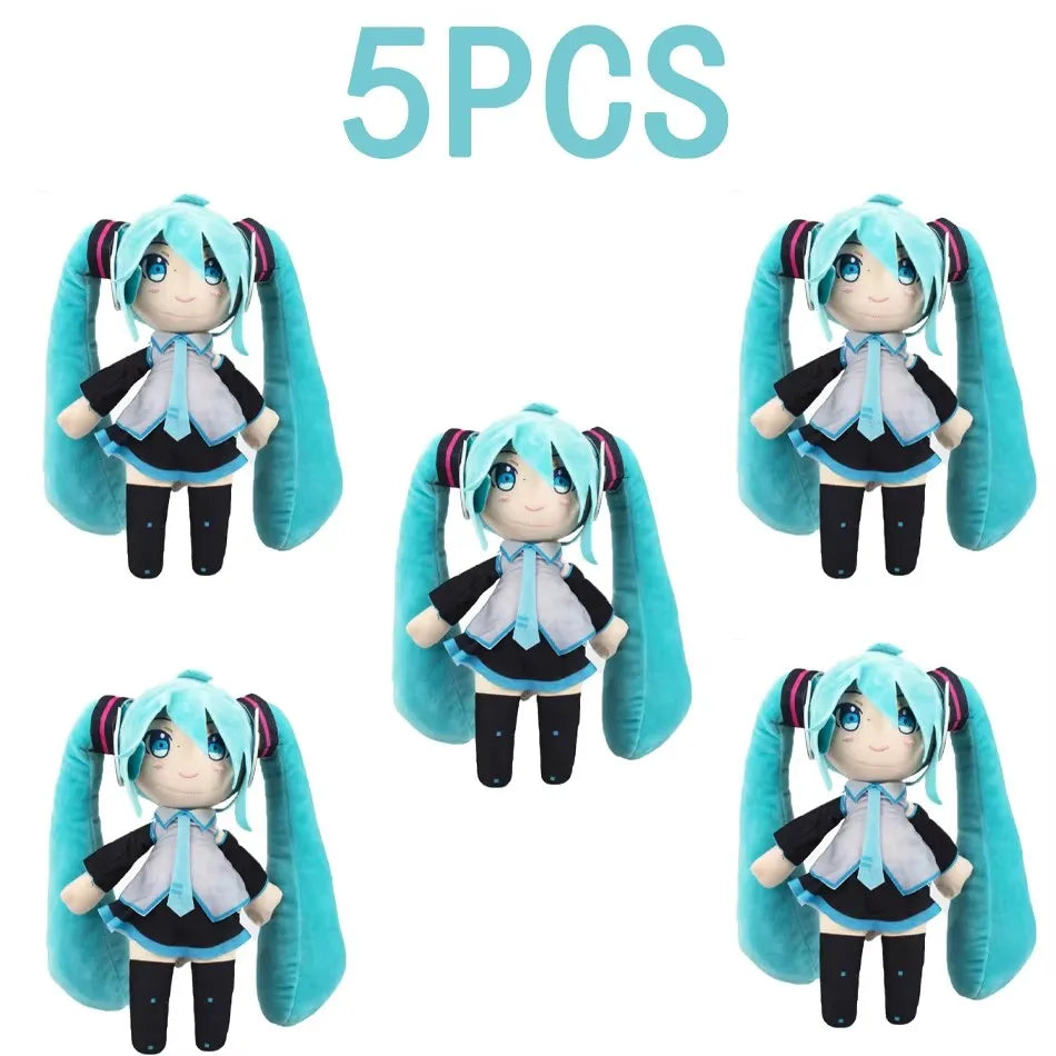Cartoon 20cm Hatsune Miku Plush Doll Toy Anime sakura Miku snow Miku Character Kawaii Sitting posture Fufu Kids Christmas Gift