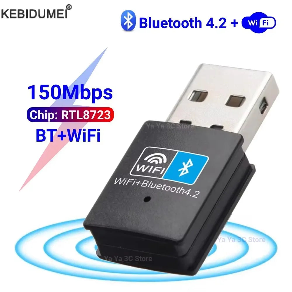 900Mbps USB WiFi Bluetooth 5.4 Adapter 2in1 Dongle Dual Band 2.4G 5GHz USB WiFi 6 Network Wireless Wlan Receiver DRIVER FREE