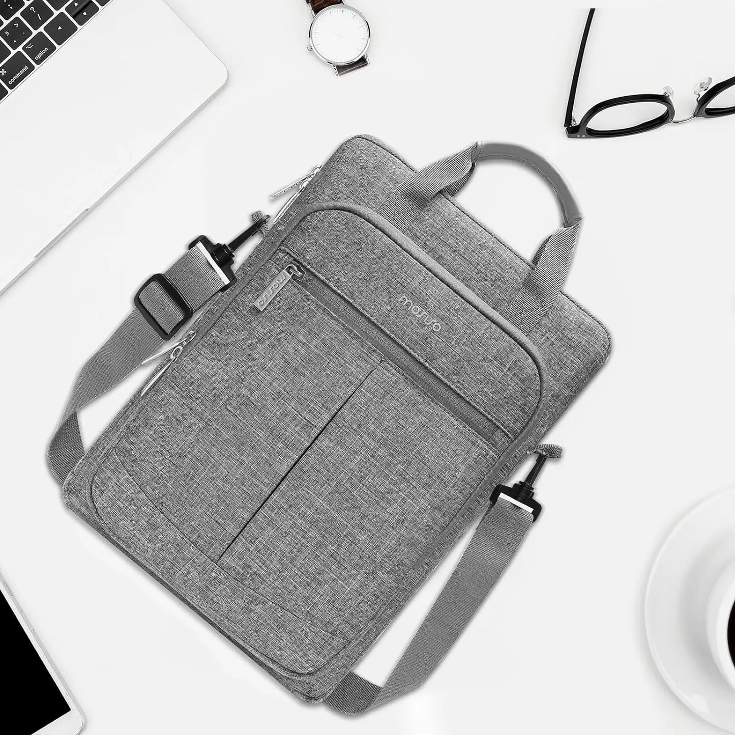 Vertical Laptop Bag Computer Shoulder Handbag for MacBook Pro 14 A2992 A2918 A2779 A2442 HP Dell Lenovo Notebook Carrying Case