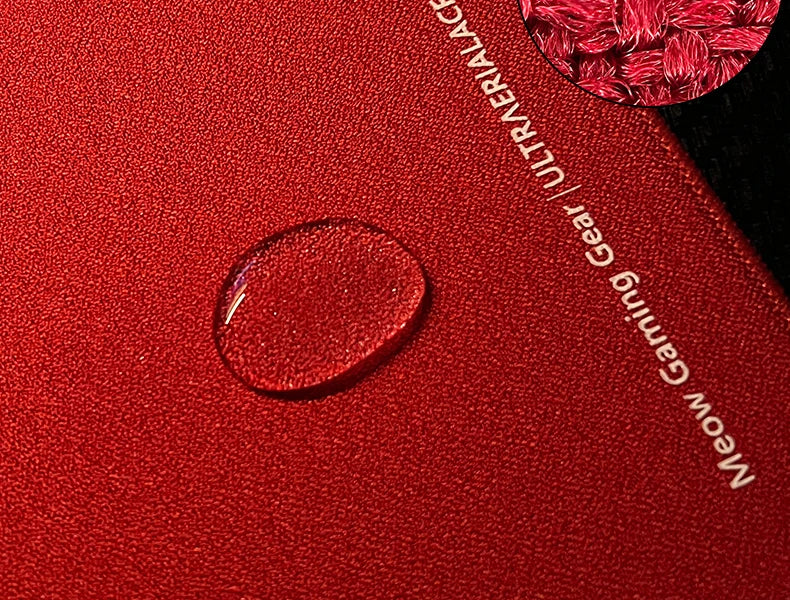 1 Piece Meow Gaming Gear MGG Ultraerialace Ultraaceaim UA Esports Game Mouse Pad Rough Textured Red Large Size Mouse Mat