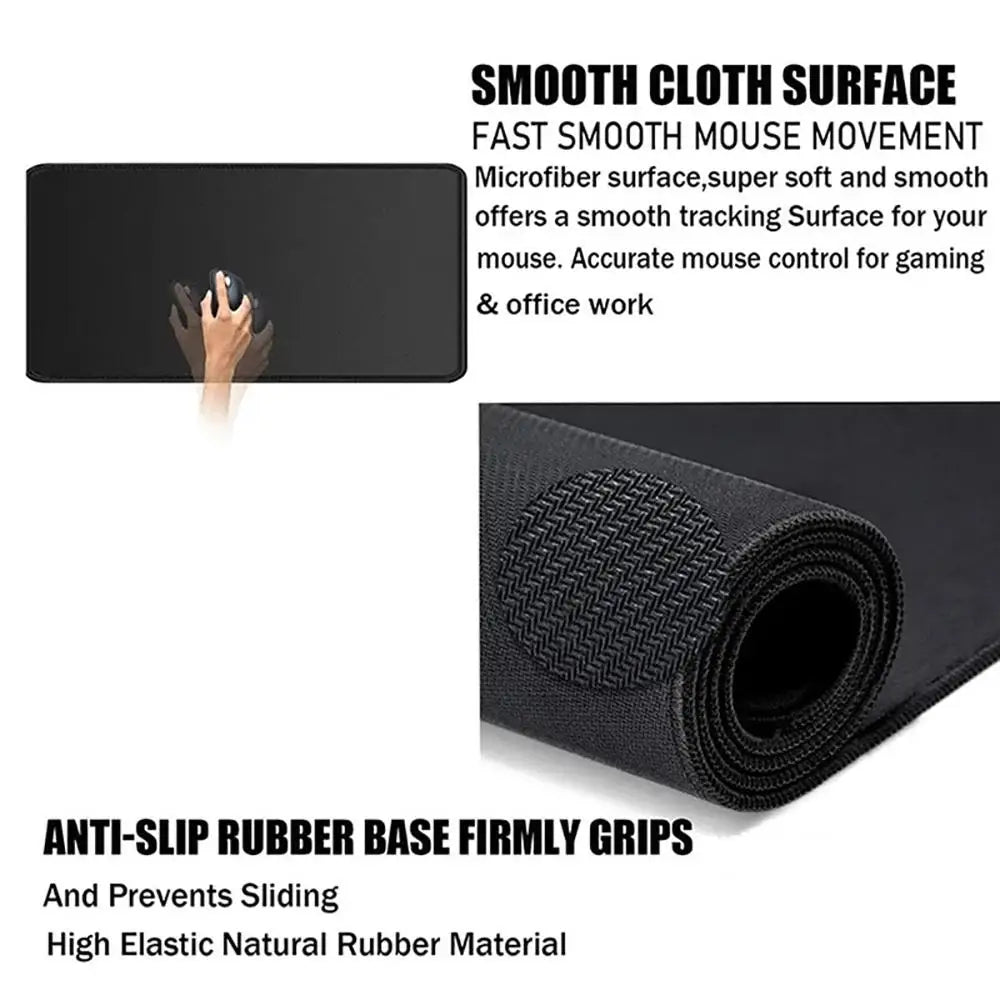 Large White Sports Car Design Gaming Mouse Pad Anti-Slip Rubber Base Extended Desk Mat for Gamer Office Use Computer Accessories