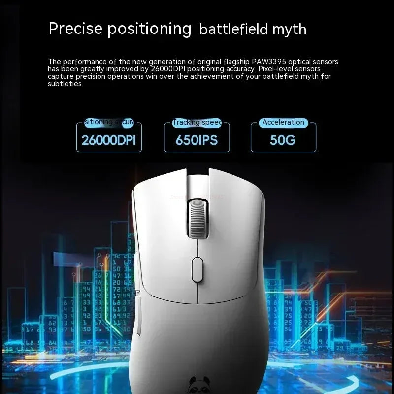 Metaphyuni Metapanda P1 Wireless Mouse P1 Pro Max Paw3395L ow Latency Lightweight E-Sports Gaming Mouse Ergonomics Pc Gamer Gift
