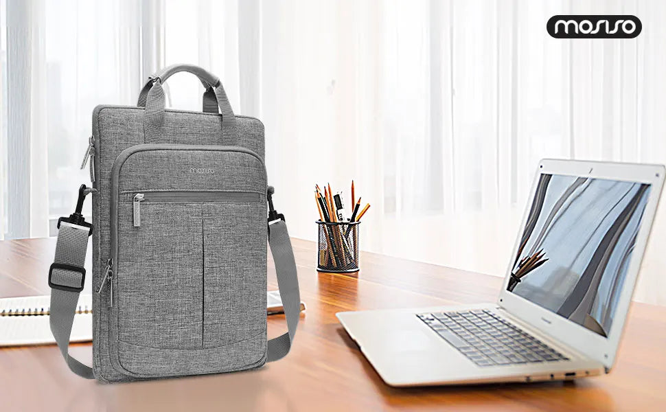 Vertical Laptop Bag Computer Shoulder Handbag for MacBook Pro 14 A2992 A2918 A2779 A2442 HP Dell Lenovo Notebook Carrying Case