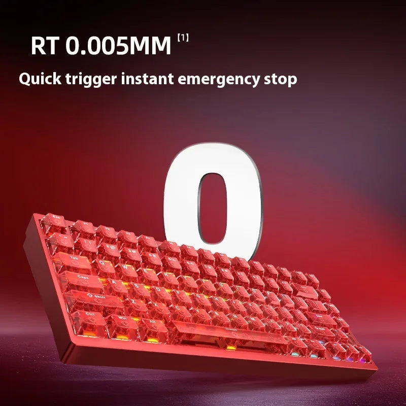 IROK MG75 PRO MG75 Max Magnetic Gaming Mechanical Keyboard RT0.001mm 8K 0.125ms Delay Aluminium RGB Hot Swap Wired Game Keyboard