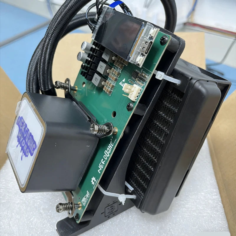 Brand New NerdQaxe++ Hydro 4.8TH/s 80W BTC Miner 15J/Th 4*BM1370 ASIC Chips, 2.4G WiFi Crypto Machine Open-Source Miner