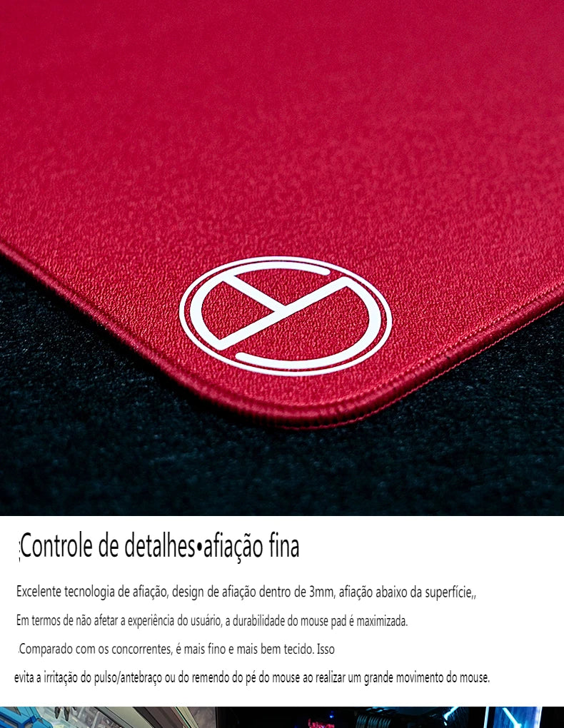 1 Piece Meow Gaming Gear MGG Ultraerialace Ultraaceaim UA Esports Game Mouse Pad Rough Textured Red Large Size Mouse Mat