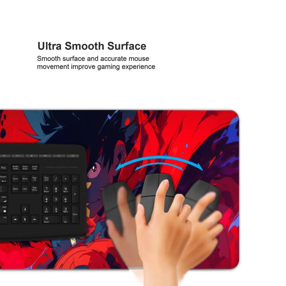 Anime Gurren Lagann Mousepad Large Gaming Mouse Pad LockEdge Thickened Computer Keyboard Table Desk Mat