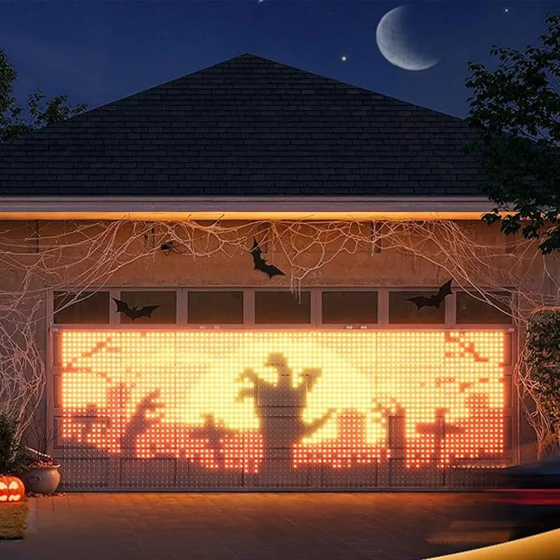 2*2M Smart Curtain Light 400 LED Christmas Light Color Changing Fairy String Lights with APP & Remote Dynamic Halloween Decor