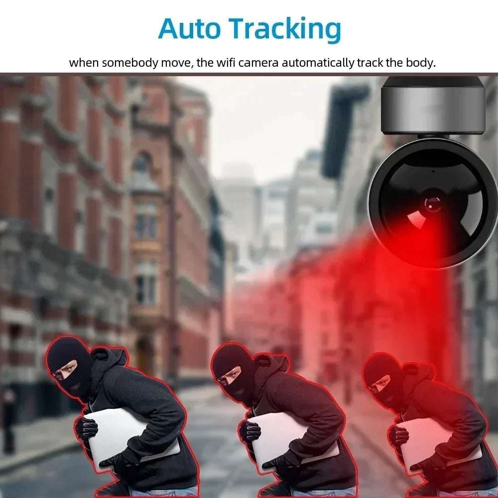 Smart Life 5MP IP WiFi Camera Surveillance Security Baby Monitor Automatic Human Tracking Cam Two Way Audio Indoor Video Camera