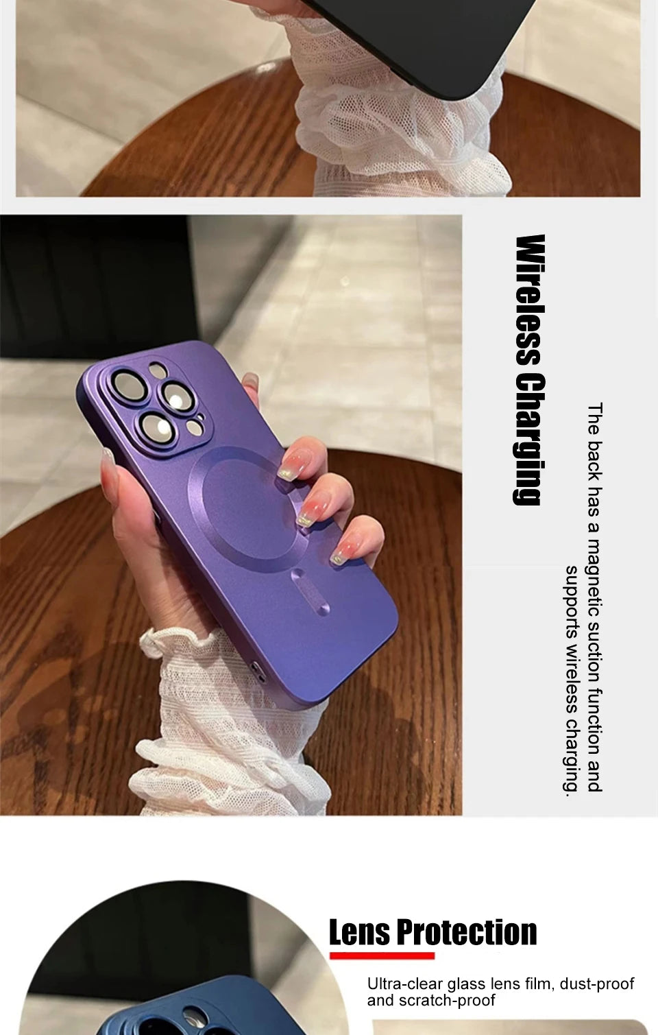 Original For Magsafe Magnetic Wireless Charge Case For iPhone 15 13 12 11 14 Pro Max Plus Silicone Shockproof Cover Accessories