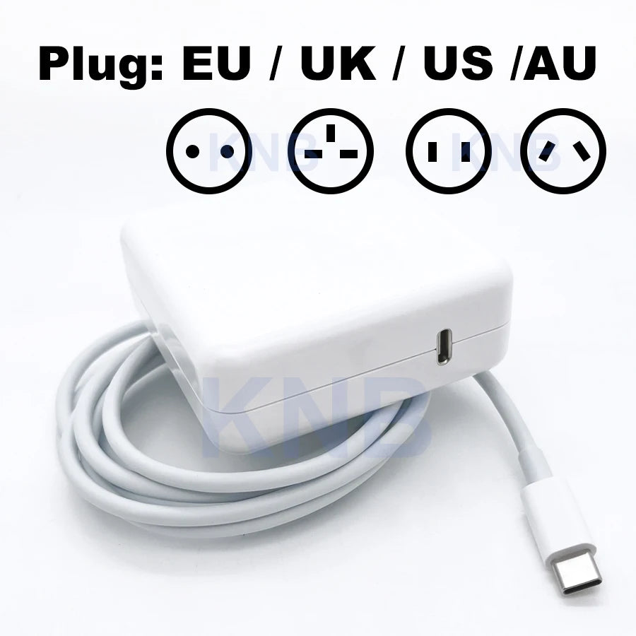 30W 61W 87W 96W 140W PD USB-C Power Adapter Type-C Fast Charger For MacBook Pro Air A1706 A1707 A2141 A2337 A2338 2015-2019