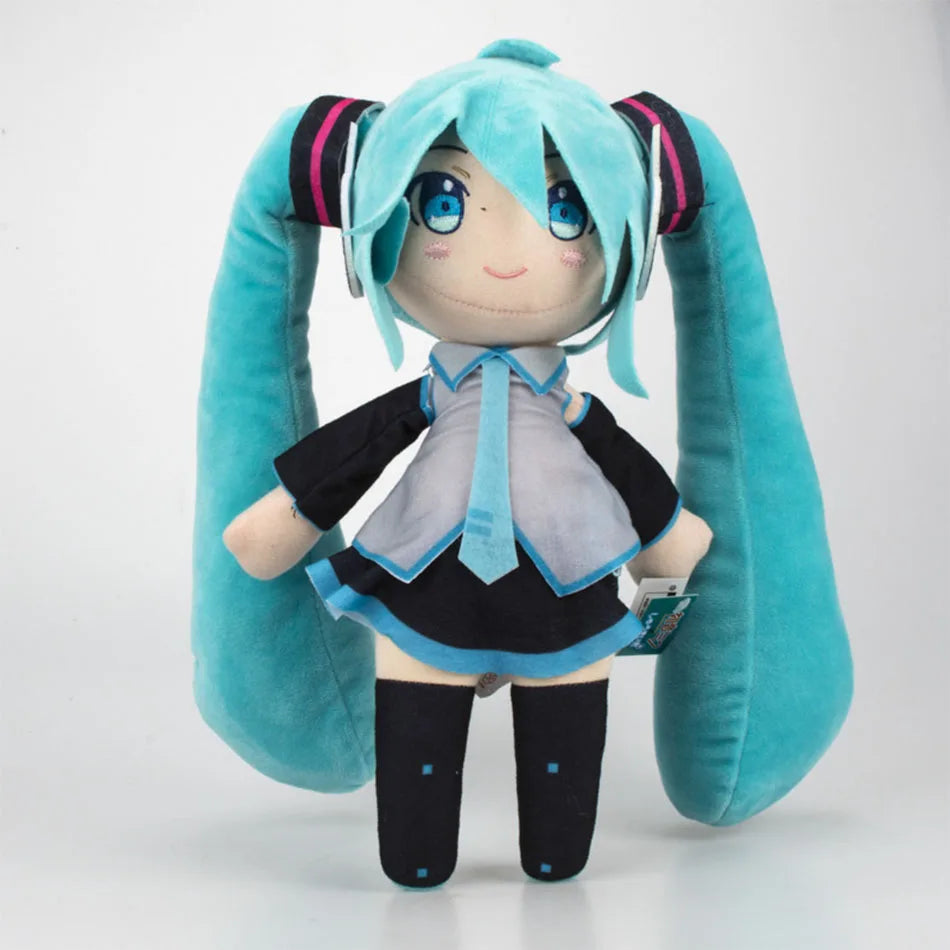 Cartoon 20cm Hatsune Miku Plush Doll Toy Anime sakura Miku snow Miku Character Kawaii Sitting posture Fufu Kids Christmas Gift