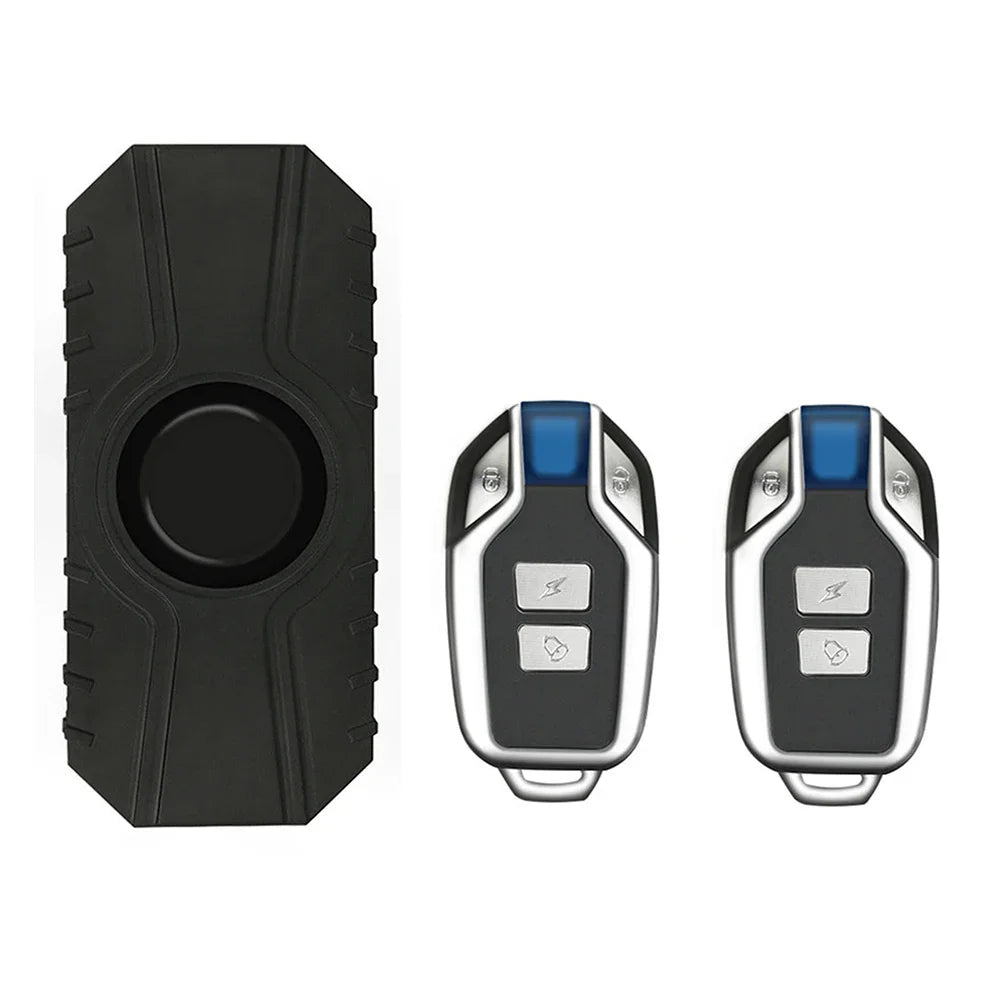Wireless Bicycle Vibration Alarm USB Charge Waterproof Motorcycle Electric Bike Alarm Remote Control Anti Lost Security Sensor