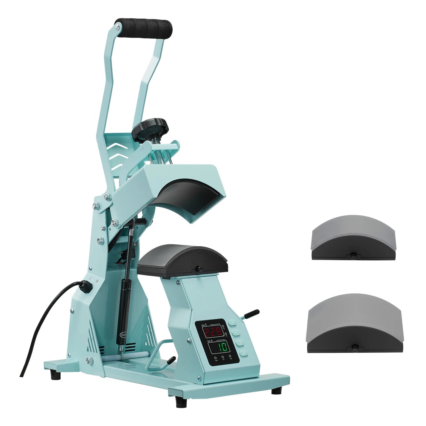 SucceBuy Hat Heat Press Machine with 2/4pcs Interchangeable Platens Precise Temperature and Time Control Hat  Heat Press