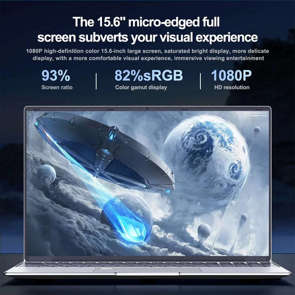 15.6 inch Potrable Laptop Computer Windows 11 Pro Intel Core i9 8950HK Gaming Laptop 16GB RAM 512GB 1/2TB SSD Notebook PC Gamer