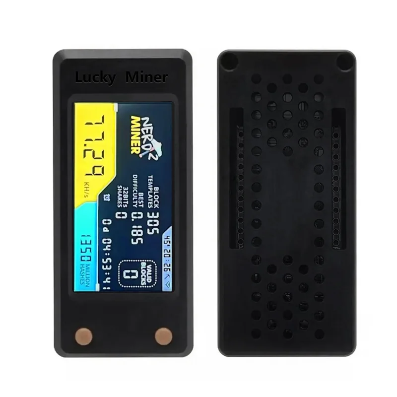 Latest Nerdminer V2 78KH/S BTC Solo Lottery Miner With LCD Display Bitcoin BTC Crypto Miner ASIC Mining Miner Silent Miner