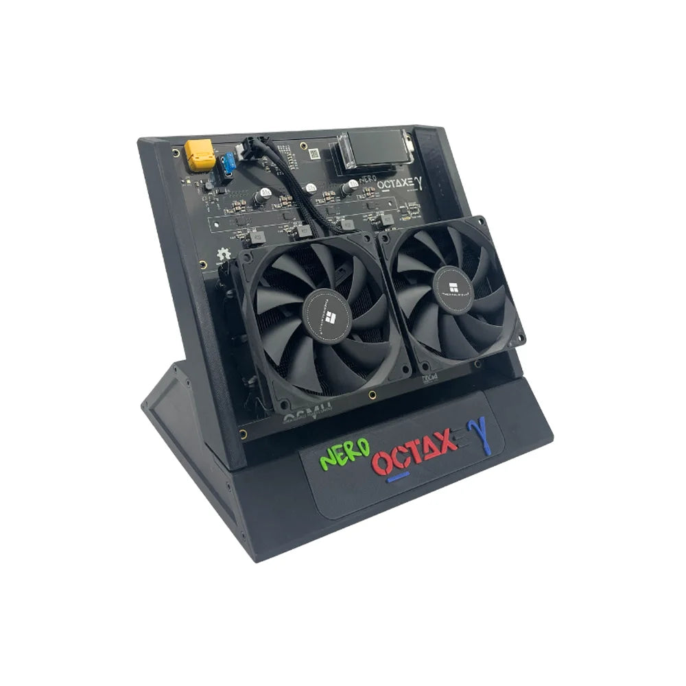 2025 New NerdOCTAxe Air Cooling 10Th/s 160W Sha-256 Bitcion Miner Nerd Octaxe Home Mini Bitcoin BCH Dual Fans Mining Machine