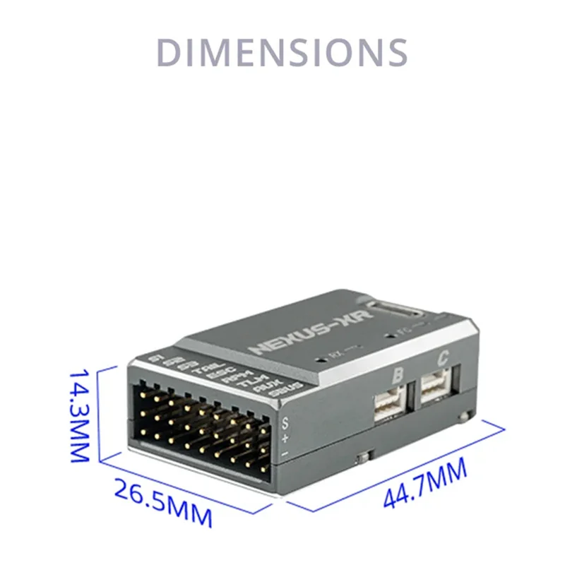 【Exclusive!】NEXUS-XR Helicopter 6-Axis MEMS Integrated ICM42688P 2.4Ghz ELRS RX For RC Fixed Wing Helicopter Flight Controller