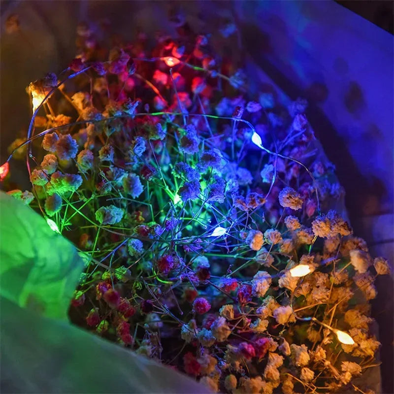 Fairy Light Battery Operated 1-20M String Light ，Christmas ，Indoor Home ，Festival Wedding ，Party or Gift ，birthday，Decoration