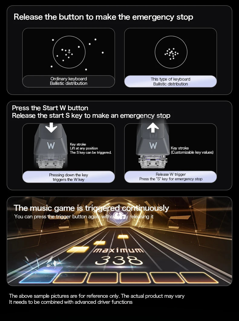 Attack Shark R85HE wired gaming keyboard 1600W RGB 8KHZ magnetic axis mechanical keyboard