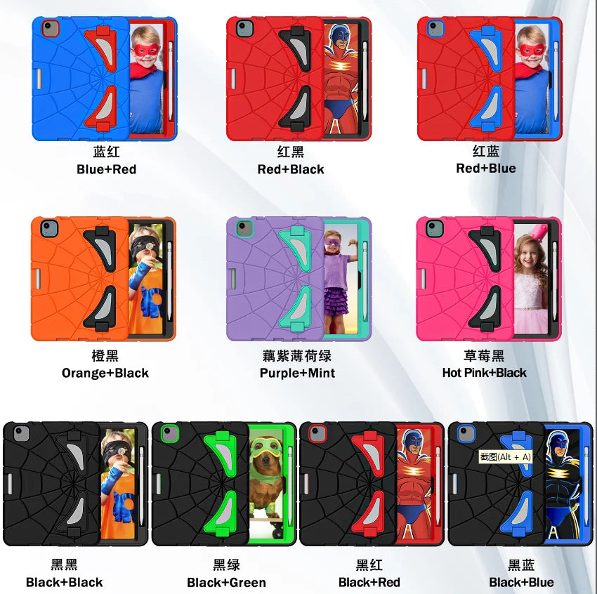For iPad 10 10th Air 11 2024 pro 11 iPad 9.7inch Air 4 air 5  Armor Case for iPad pro 9.7 Kids Safe EVA Tablet Cover Laptop Tool